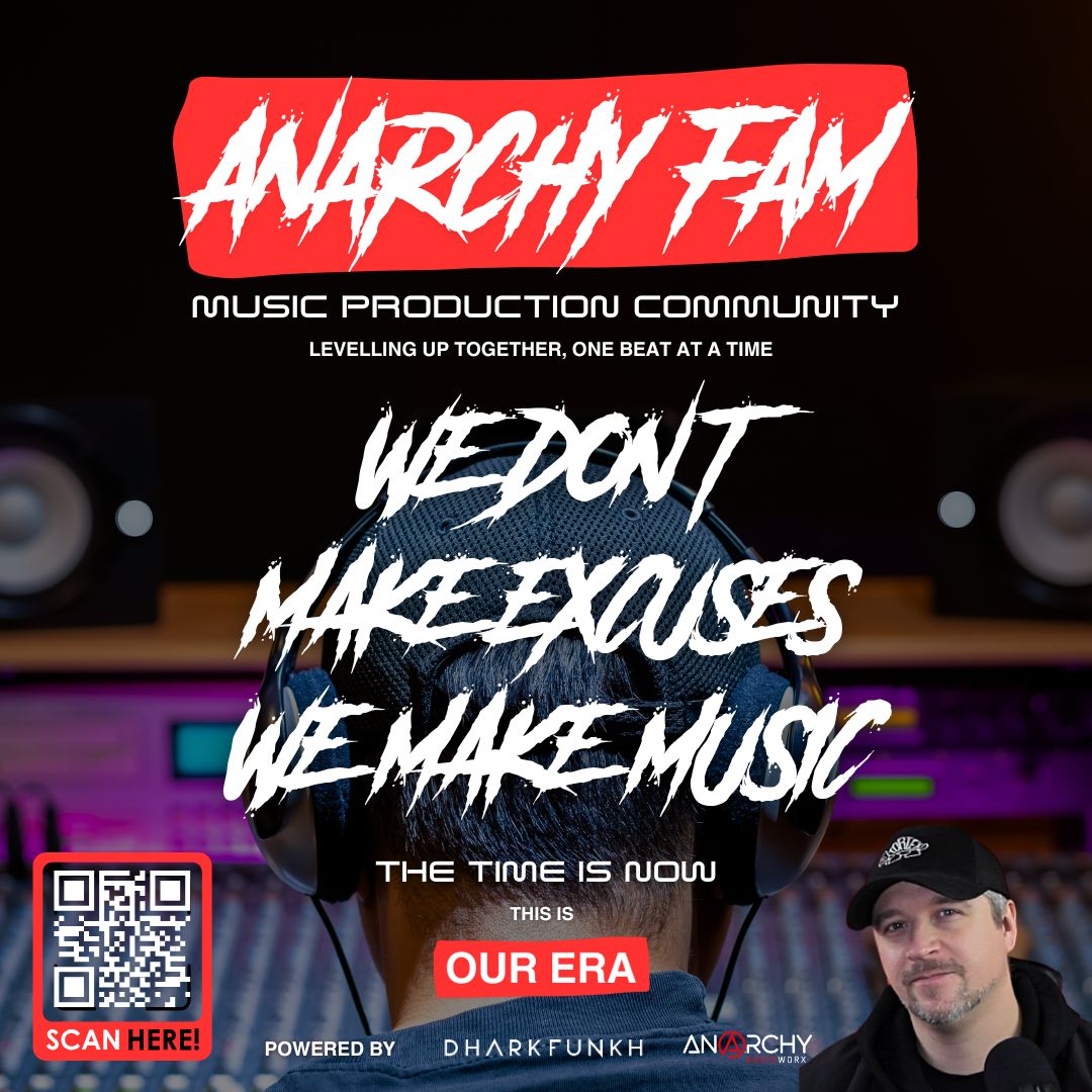 Join the Anarchy Fam Music production Community. Get feedback on your demos, collaborate with other artists