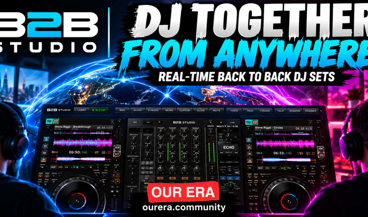B2B Studio Lets DJs Play Back-to-Back From Anywhere in the World. This Could Be Huge!