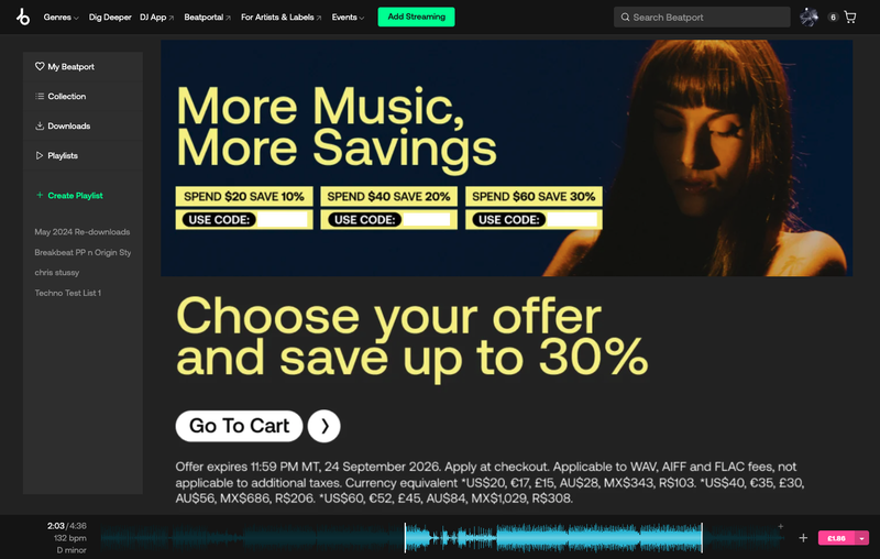 Beatport Discount Codes